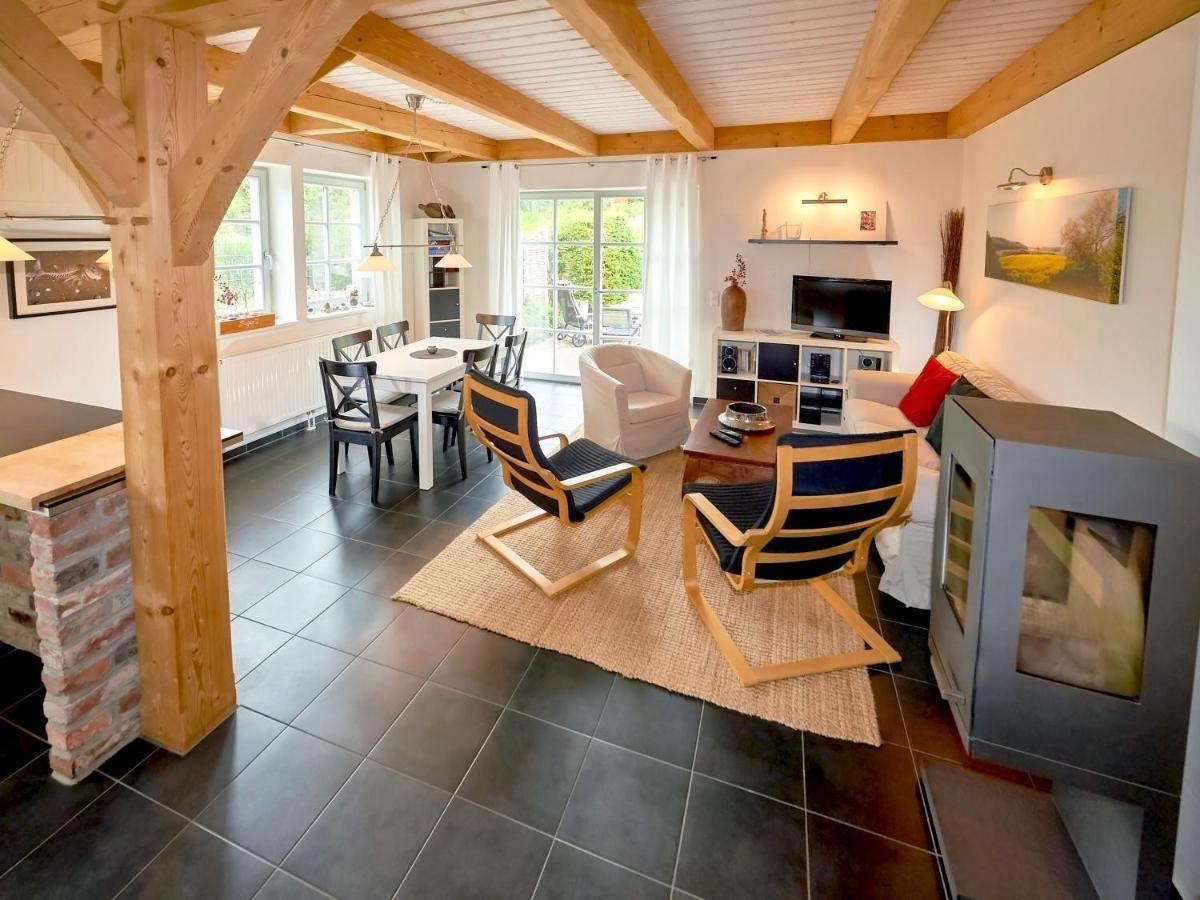 Fachwerkhaeuser Seedorf - Haushaelfte "Sophie Charlott" Mit Kamin Und Terrasse エクステリア 写真